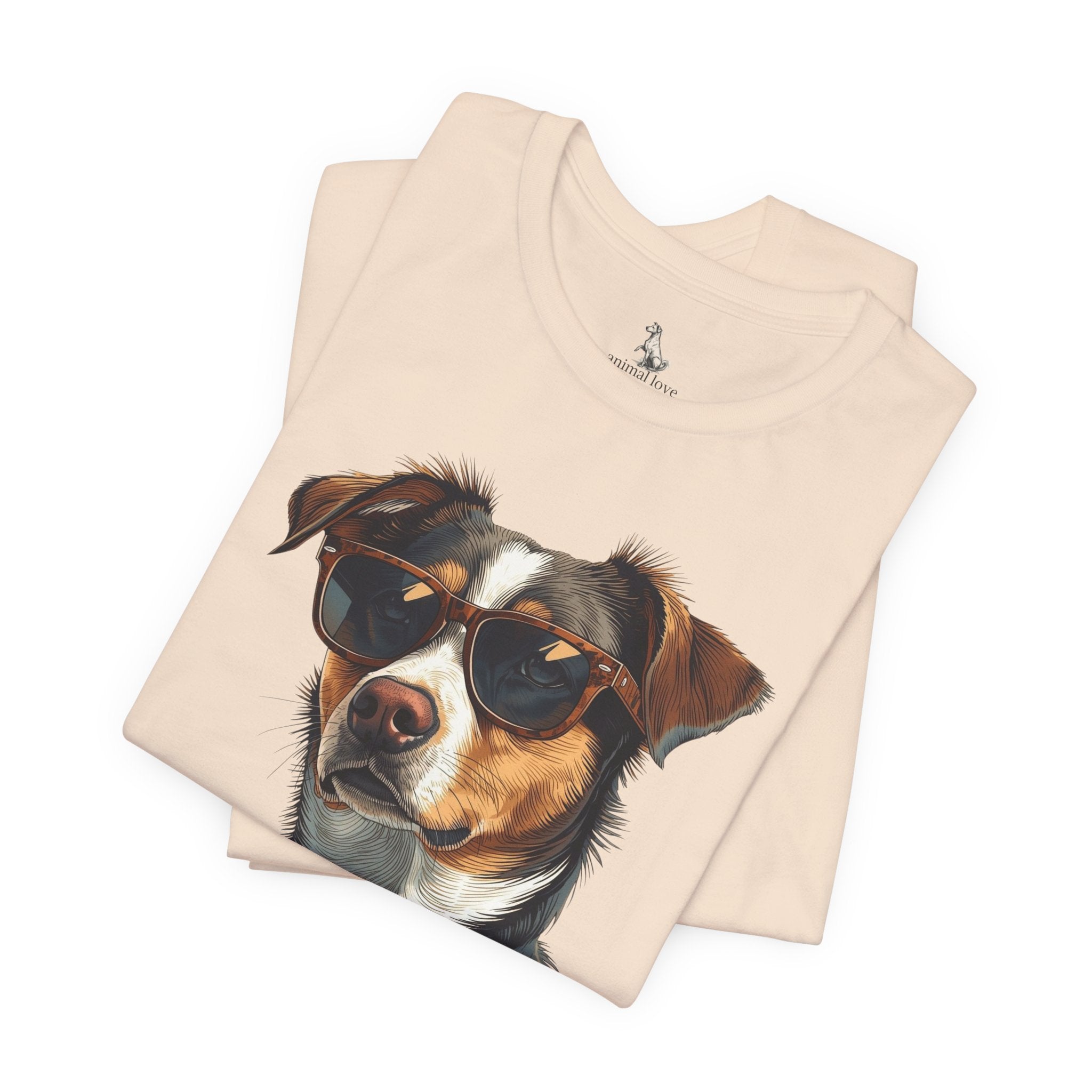 Cool Sunglasses Dog T‑Shirt - Cool Dog Graphic Tee