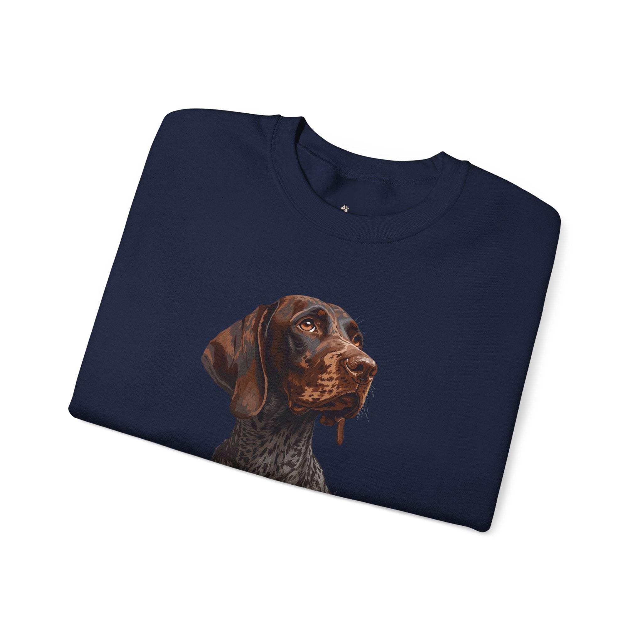 German Shorthaired Pointer Portrait Crewneck Sweatshirt