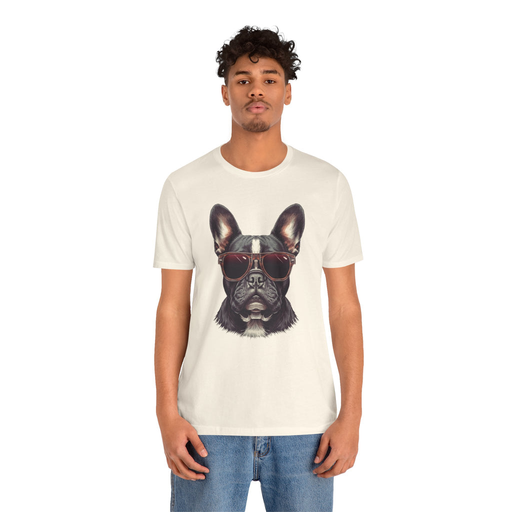 French Bulldog with Sunglasses T-Shirt