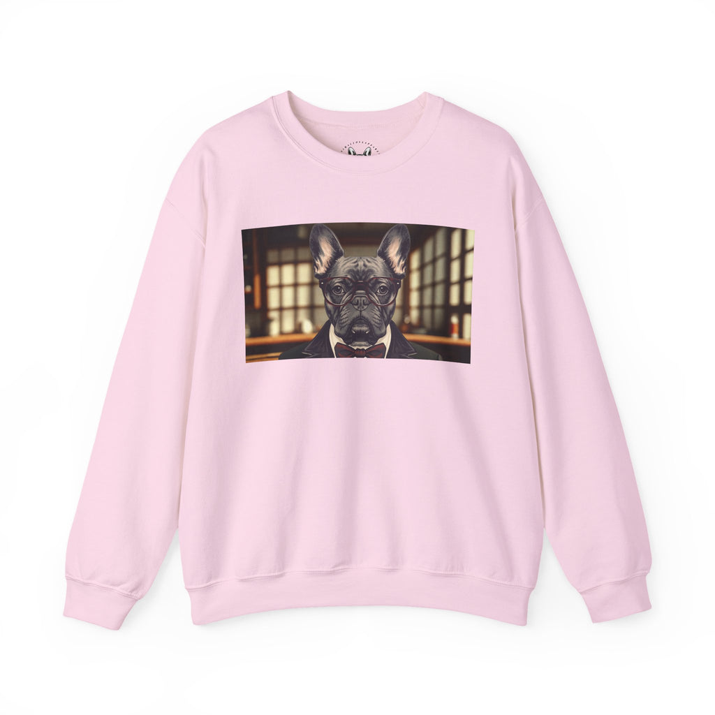 Business French Bulldog Crewneck Sweatshirt