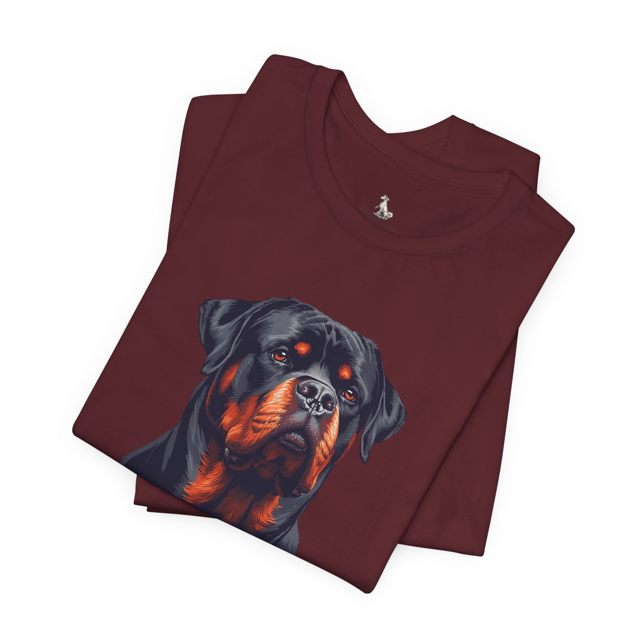 Rottweiler Portrait T-Shirt — Dog Head Tee for Rottweiler Lovers