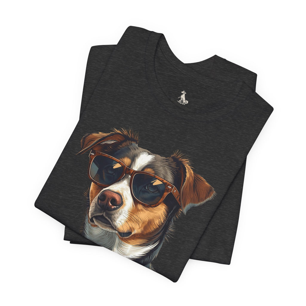 Cool Sunglasses Dog T‑Shirt - Cool Dog Graphic Tee