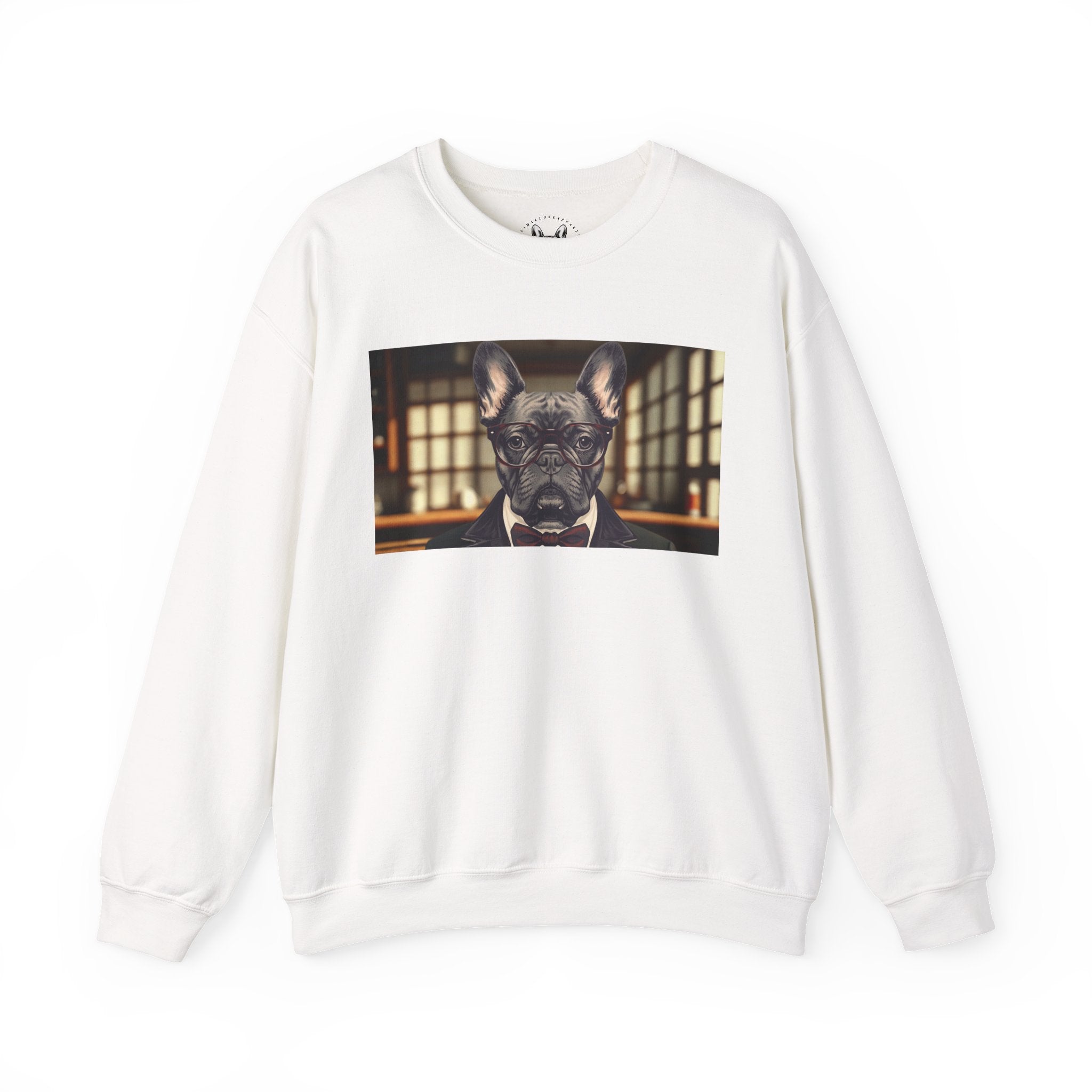 Business French Bulldog Crewneck Sweatshirt
