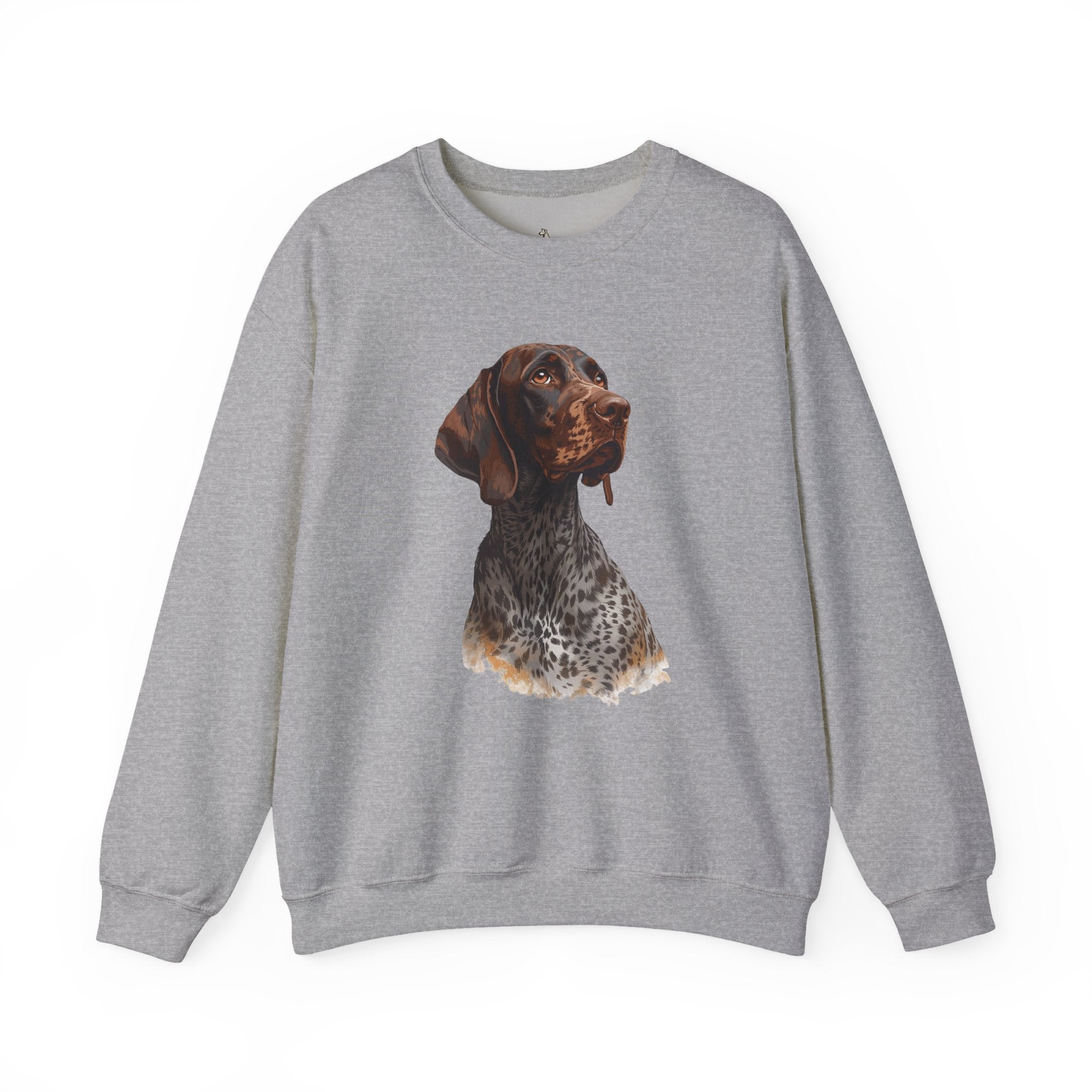 German Shorthaired Pointer Portrait Crewneck Sweatshirt