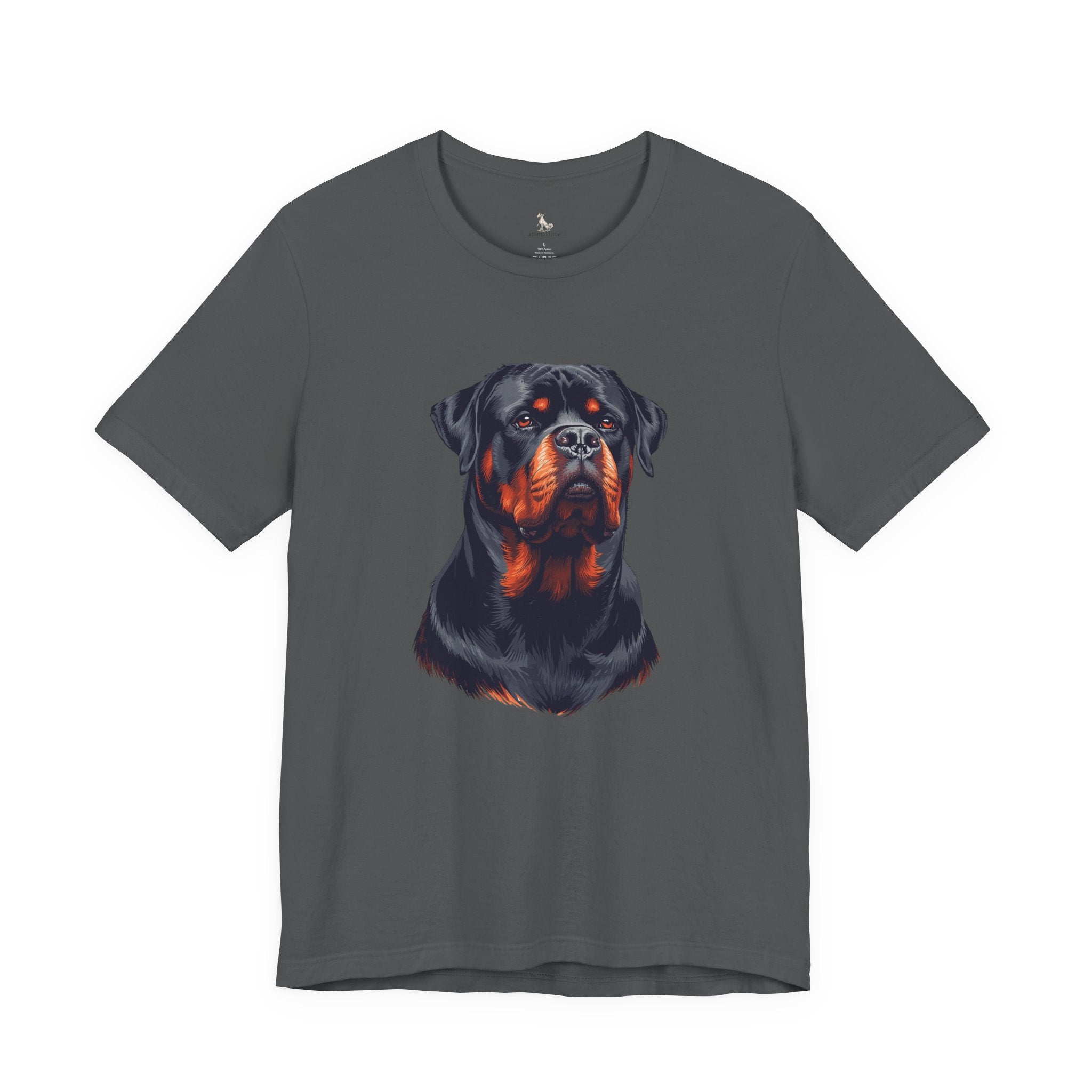 Rottweiler Portrait T-Shirt — Dog Head Tee for Rottweiler Lovers