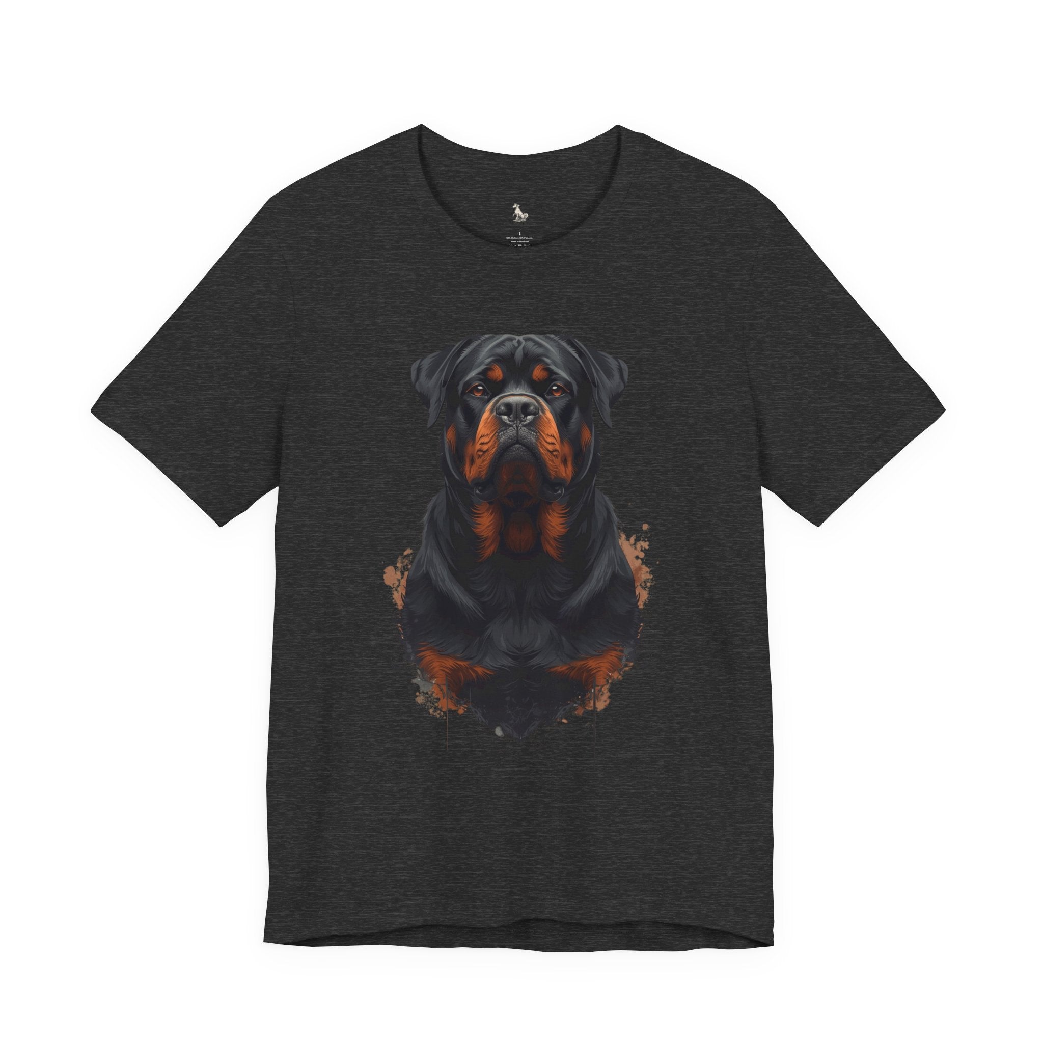 Rottweiler Portrait T‑Shirt — Realistic Dog Lover Tee