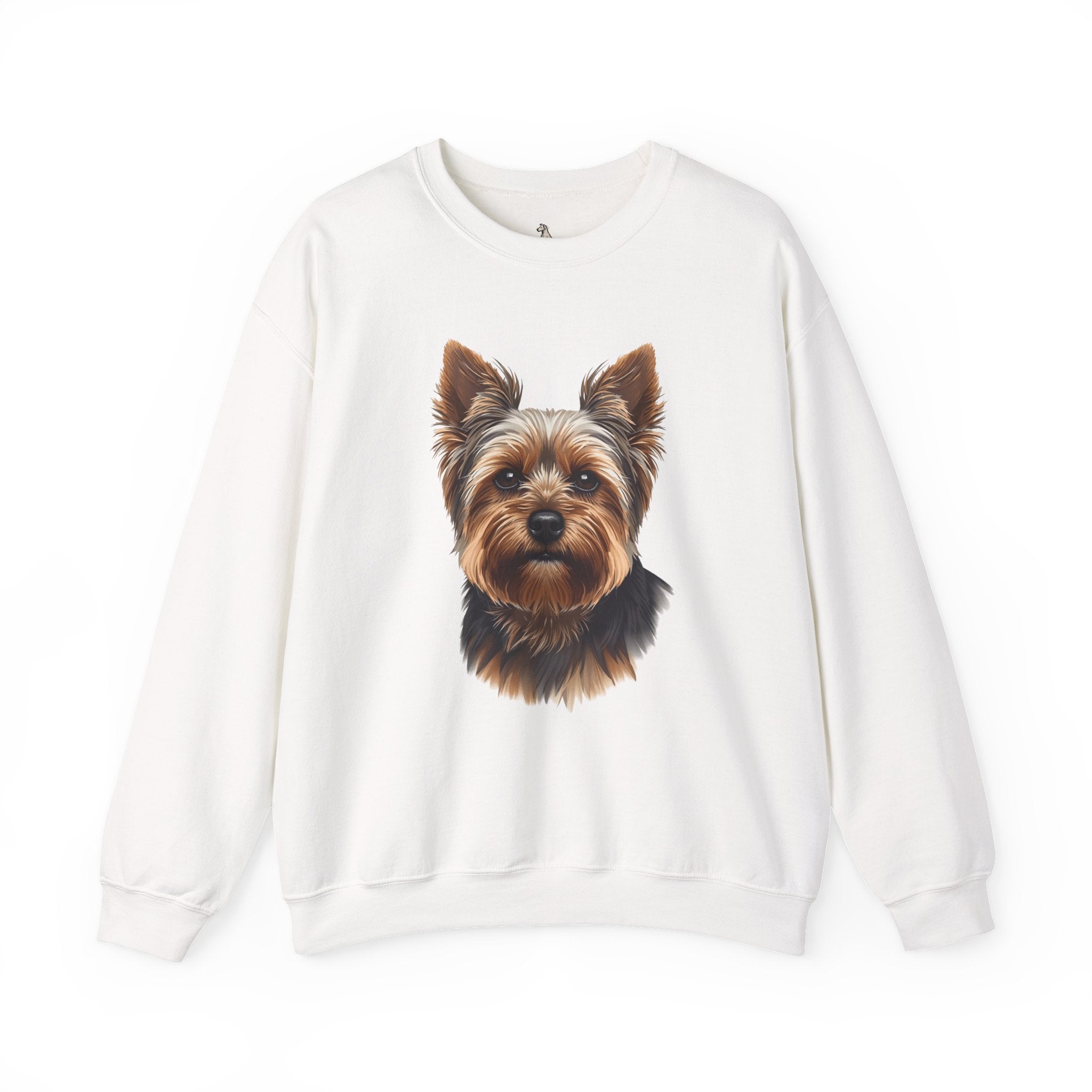 Yorkshire Terrier Crewneck Sweatshirt – Realistic Yorkie Portrait Pullover
