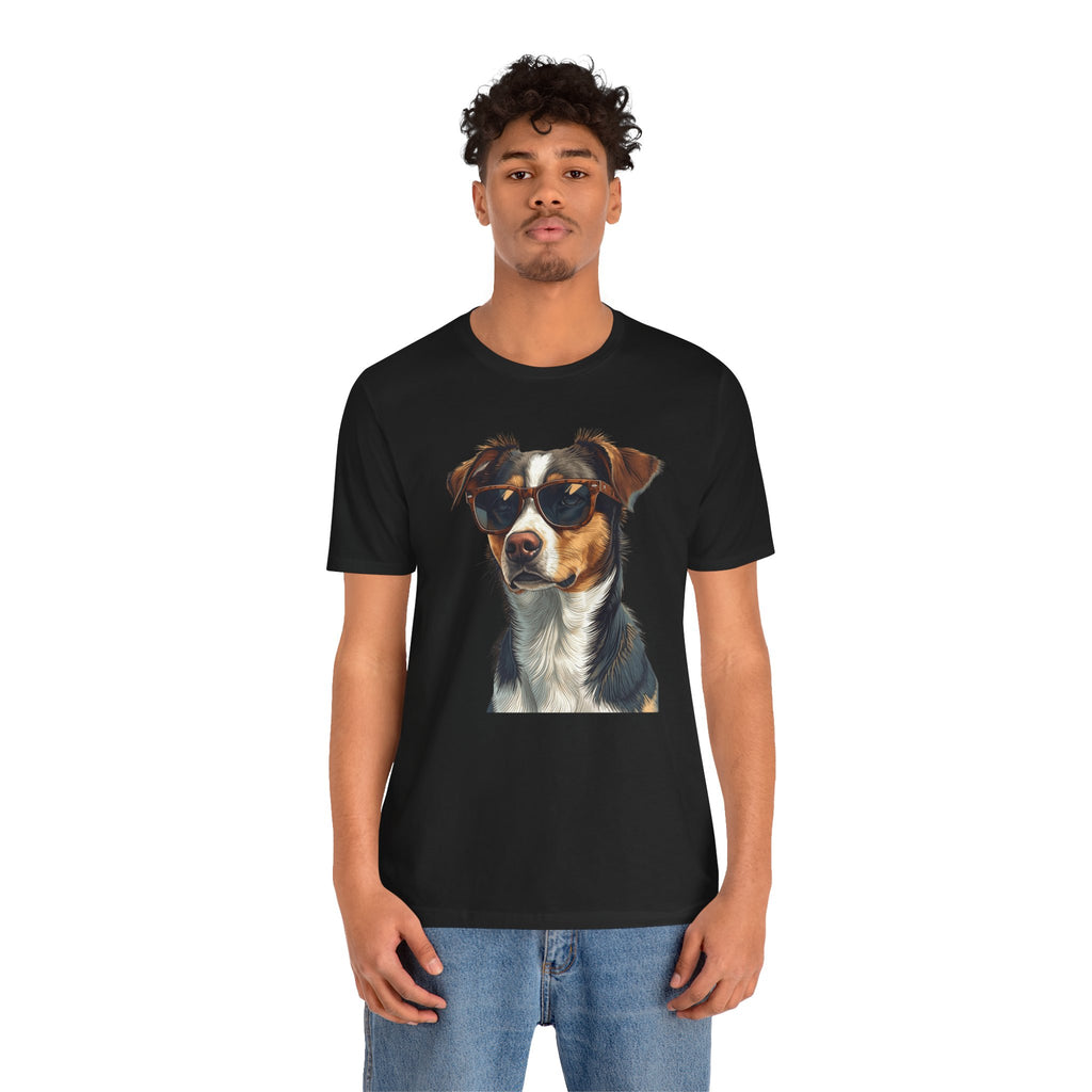 Cool Sunglasses Dog T‑Shirt - Cool Dog Graphic Tee
