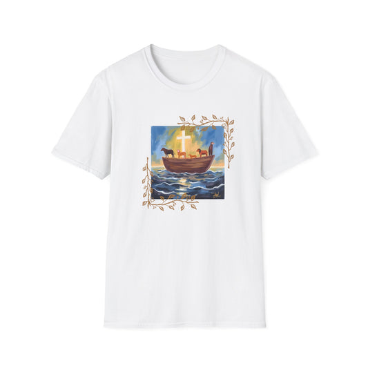 Watercolor Art Noah's Ark T-Shirt
