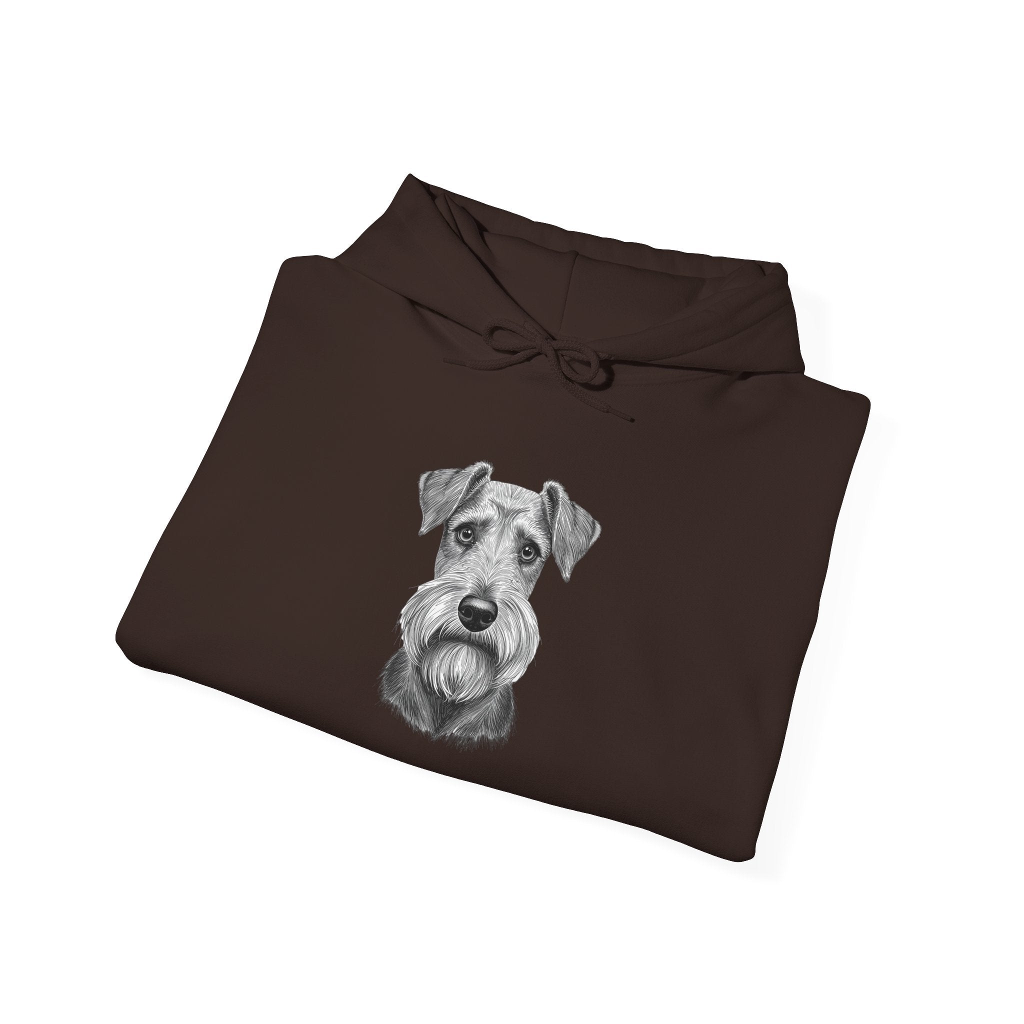 Airedale Terrier Hoodie - Realistic Dog Portrait Sweatshirt for Pet Lovers