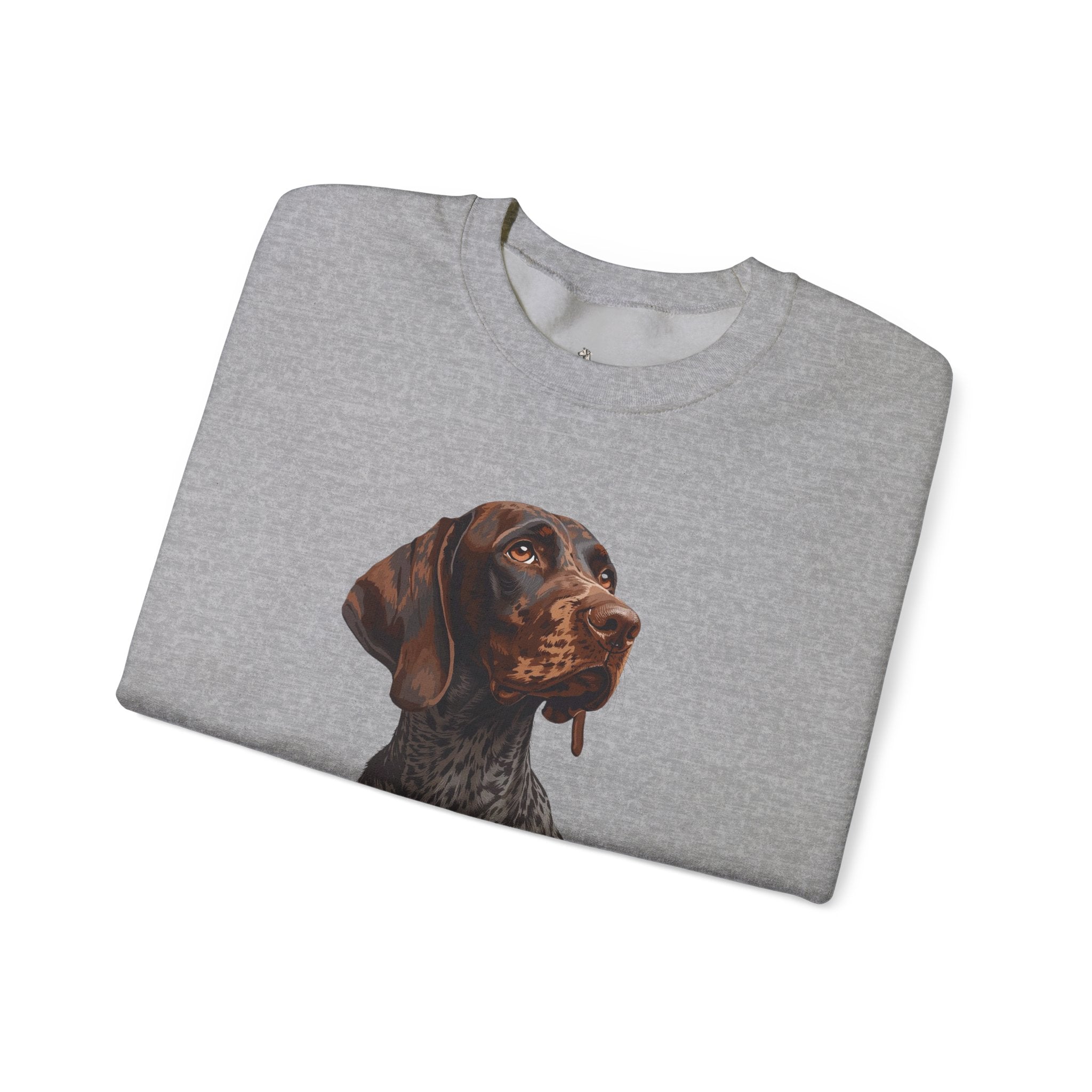 German Shorthaired Pointer Portrait Crewneck Sweatshirt
