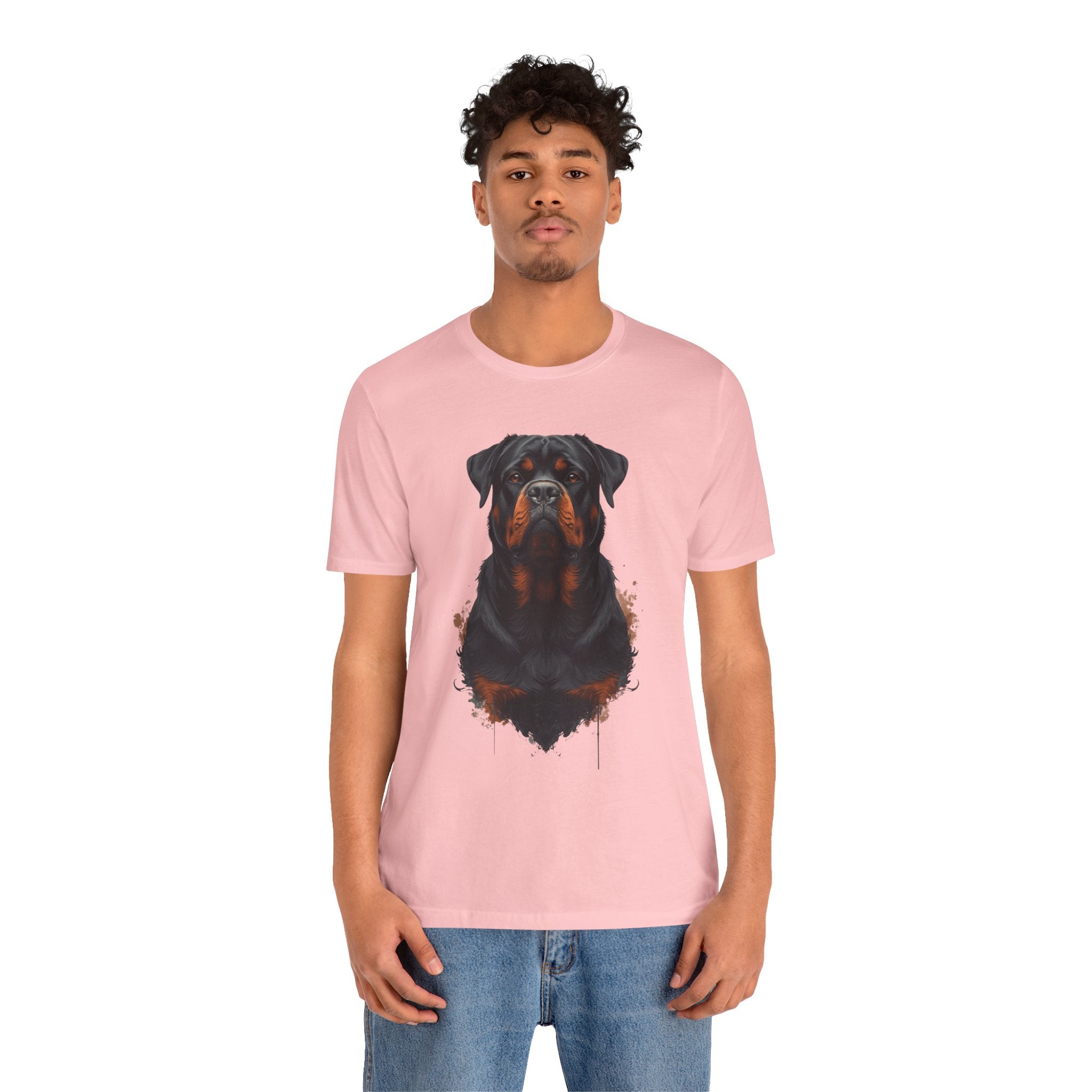 Rottweiler Portrait T‑Shirt — Realistic Dog Lover Tee