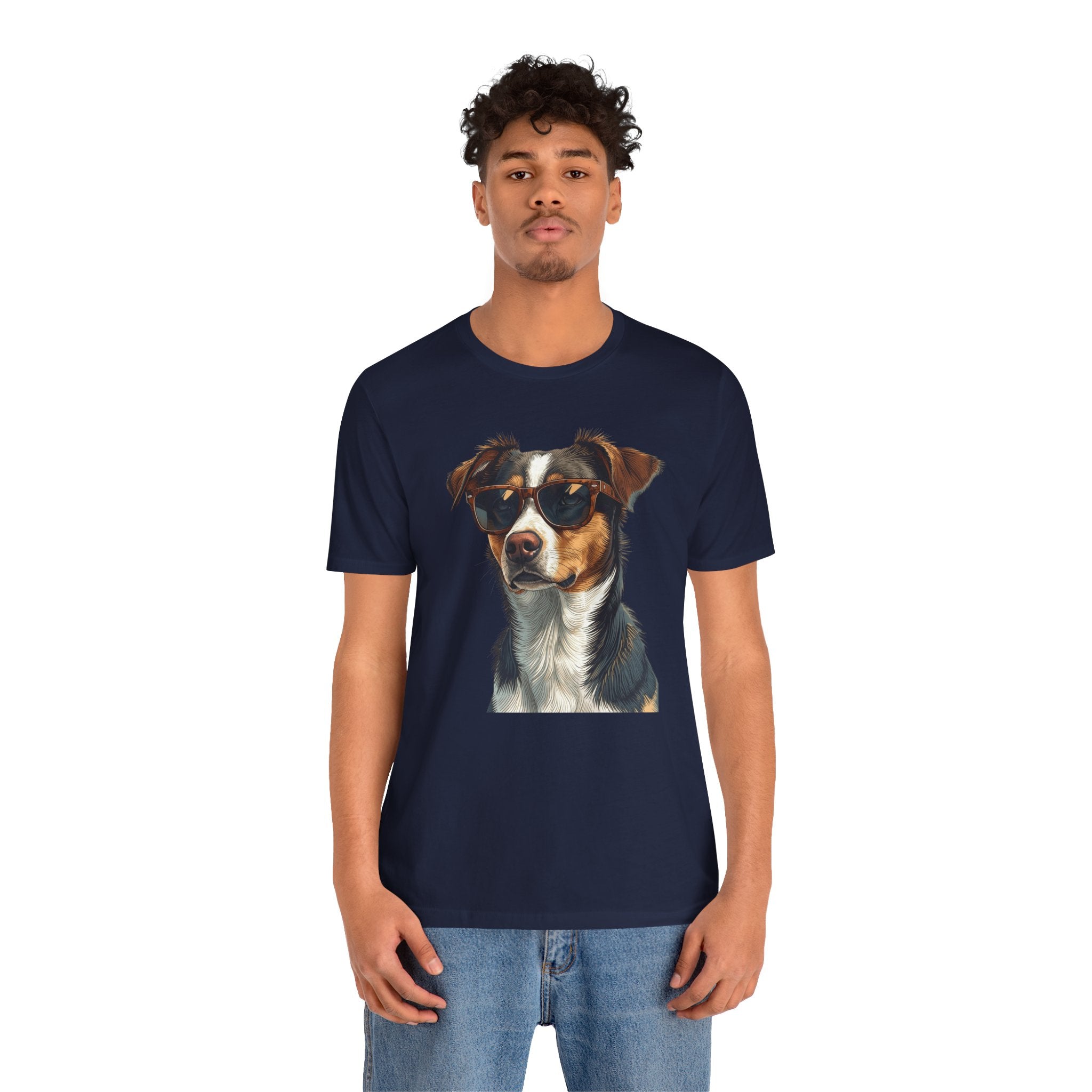 Cool Sunglasses Dog T‑Shirt - Cool Dog Graphic Tee