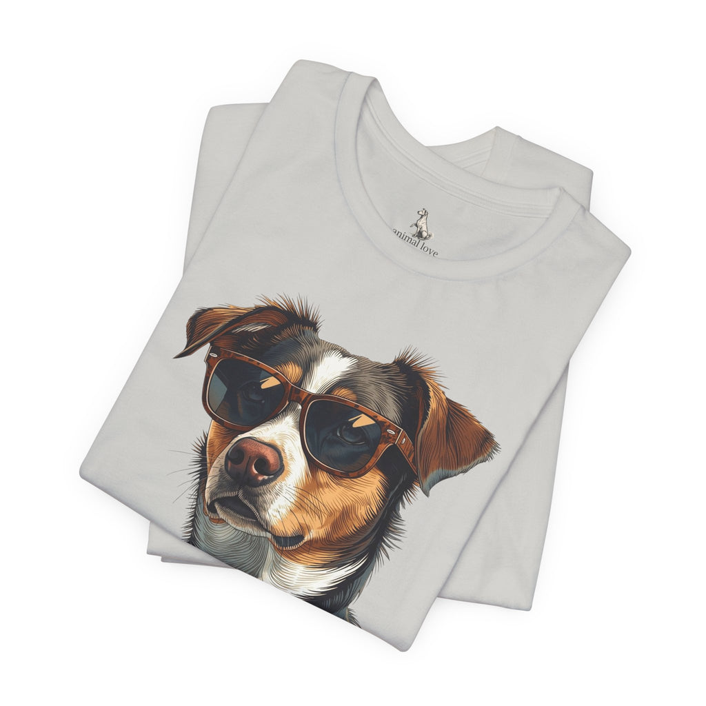 Cool Sunglasses Dog T‑Shirt - Cool Dog Graphic Tee