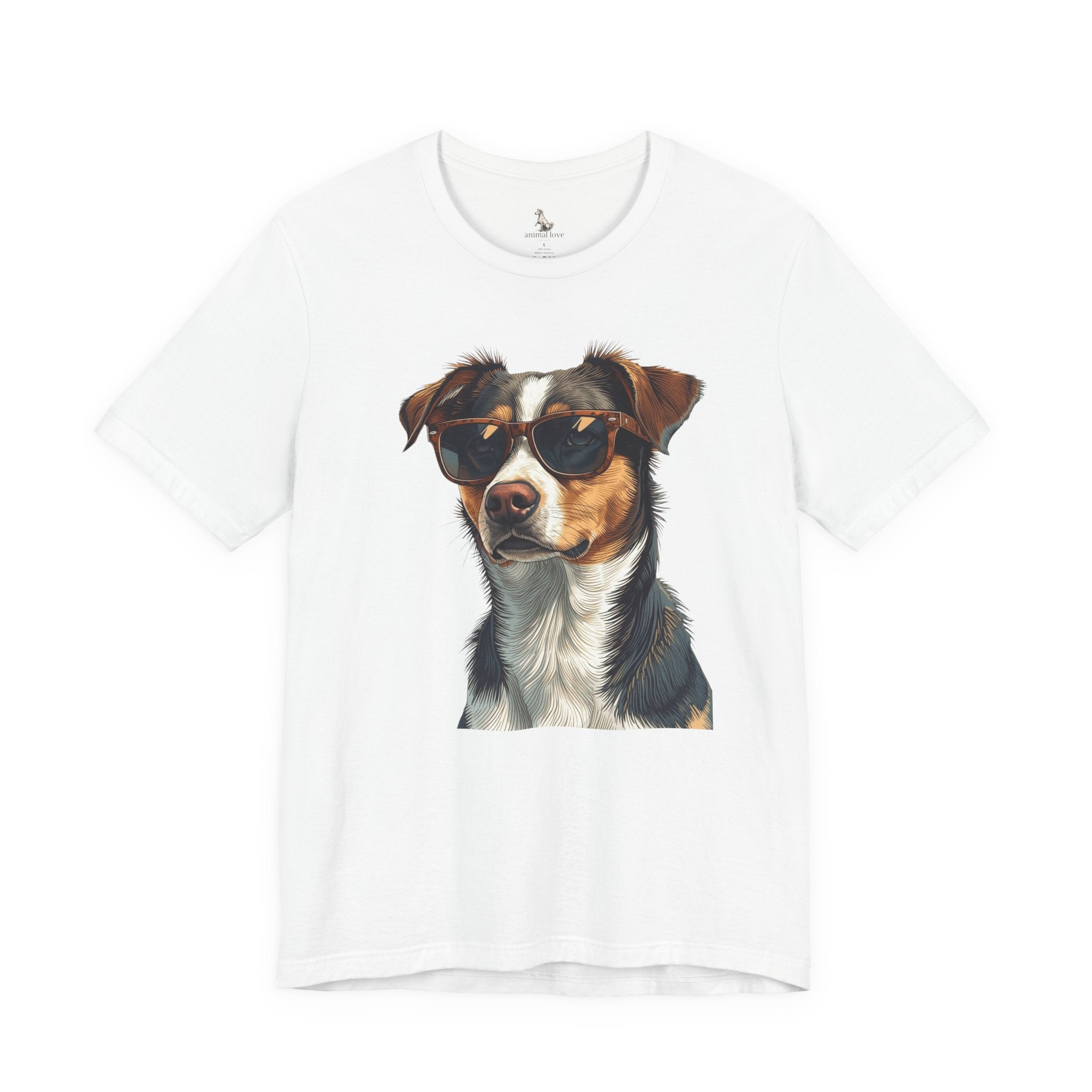 Cool Sunglasses Dog T‑Shirt - Cool Dog Graphic Tee