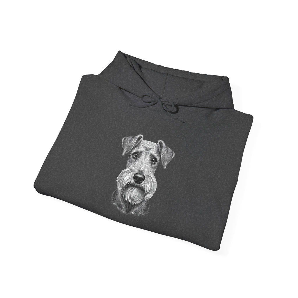 Airedale Terrier Hoodie - Realistic Dog Portrait Sweatshirt for Pet Lovers