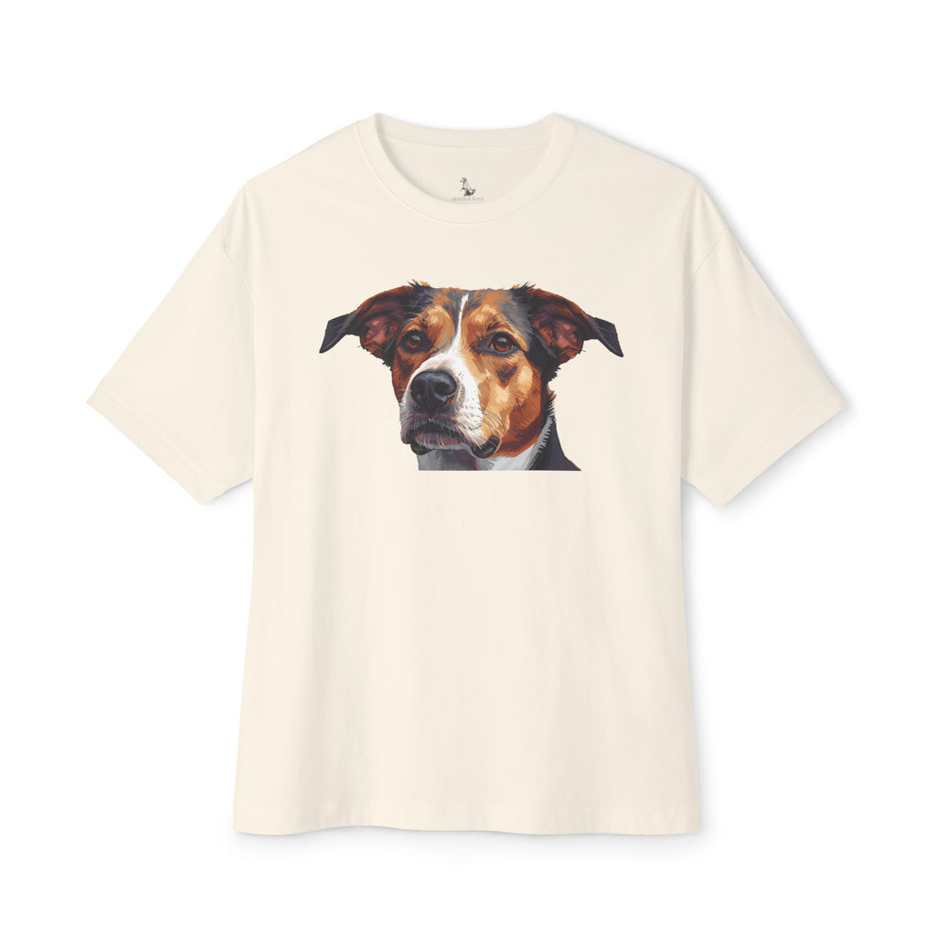 Dog Portrait Tee — Realistic Pet Face Graphic T-Shirt