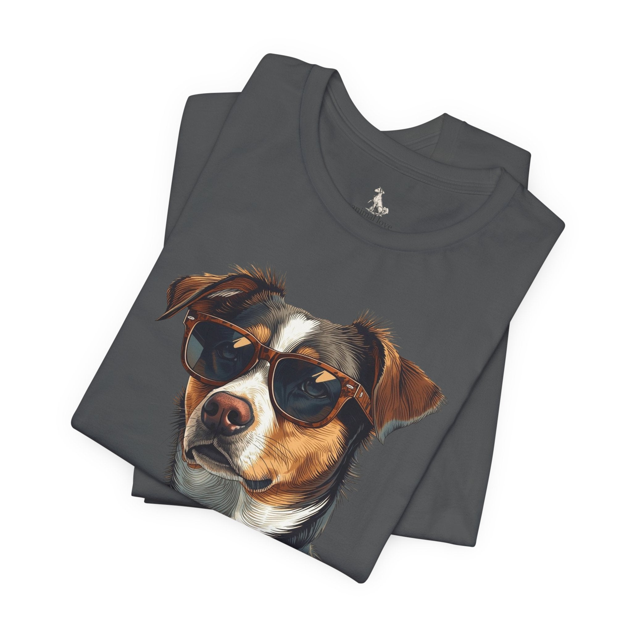 Cool Sunglasses Dog T‑Shirt - Cool Dog Graphic Tee